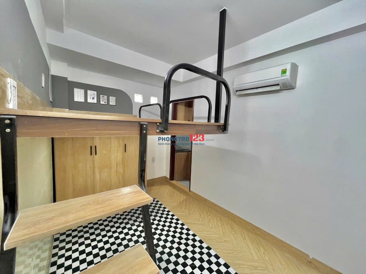 Cho thuê phòng trọ có gác 25m2 ở ngay công viên Hoàng Văn Thụ