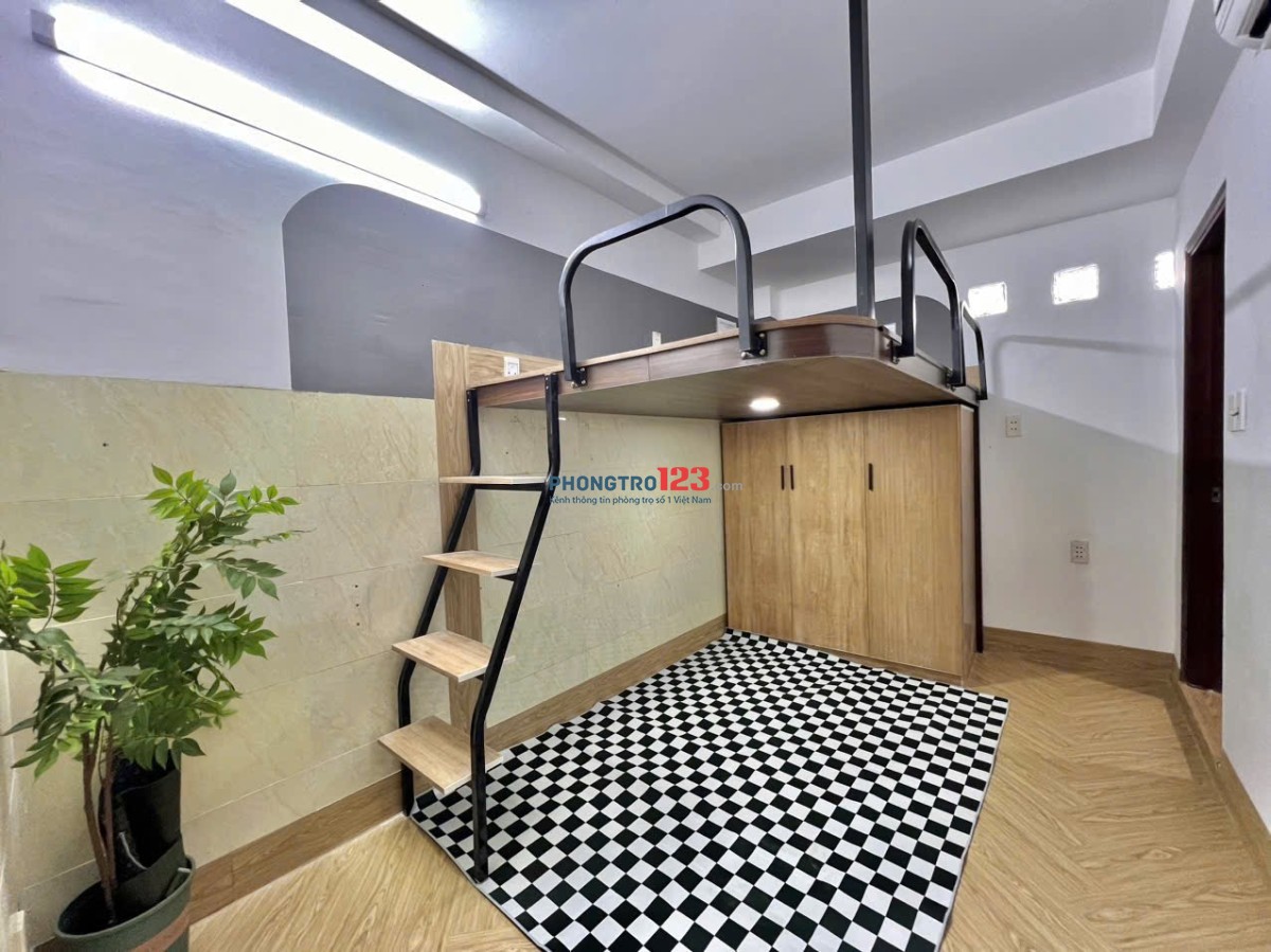 Cho thuê phòng trọ có gác 25m2 ở ngay công viên Hoàng Văn Thụ