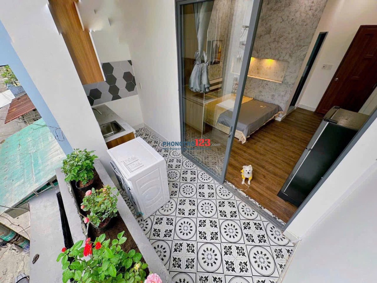 Căn Hộ 1PN Full Nội Thất Ngay Tân Bình – Ban Công Siêu Đẹp, 3 Phút Tới Sân Bay! Giá Tốt