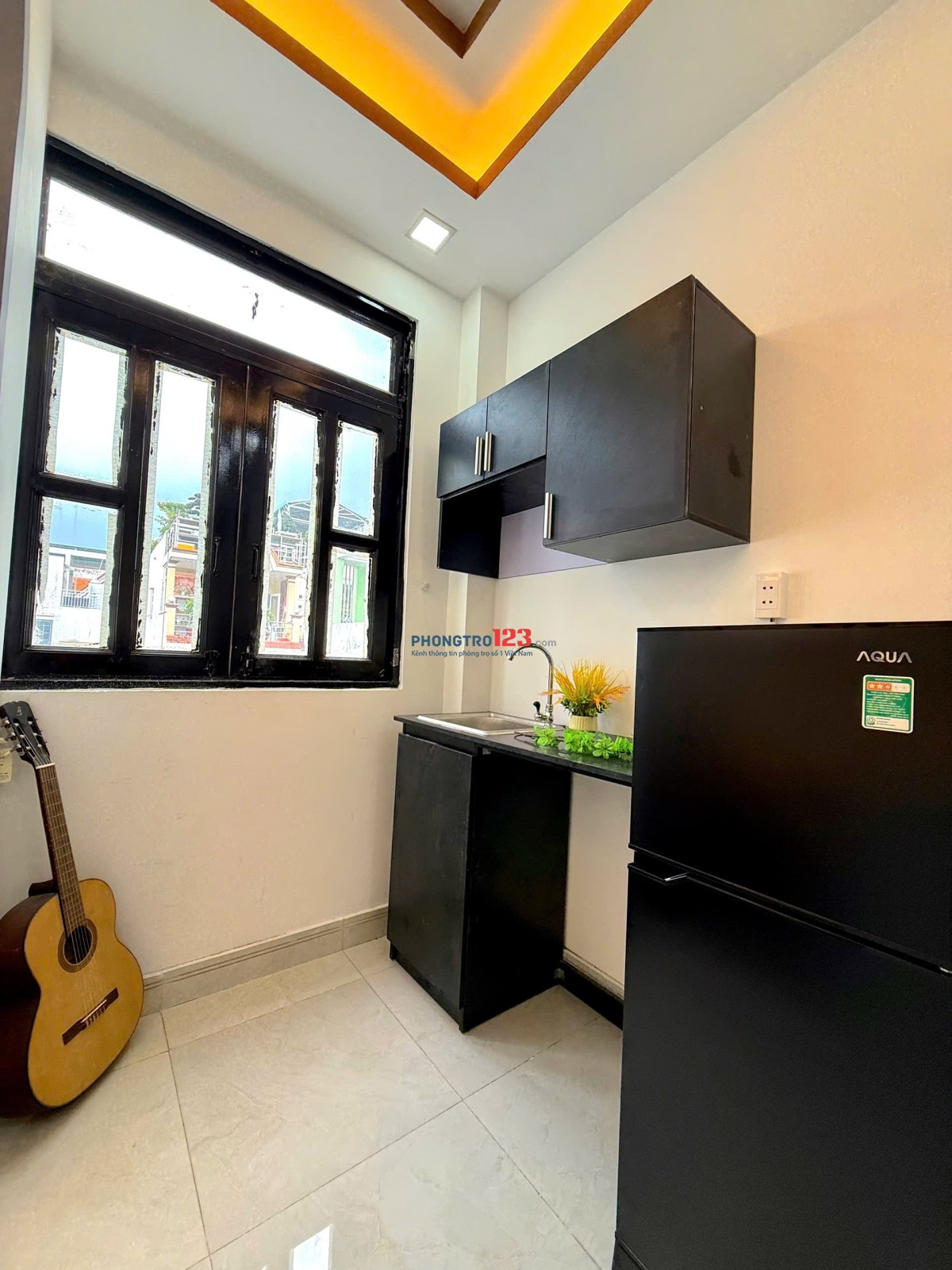 Studio cửa sổ lớn full nội thất gần cách mạng tháng 8. Ngã tư bảy hiên quận tân bình