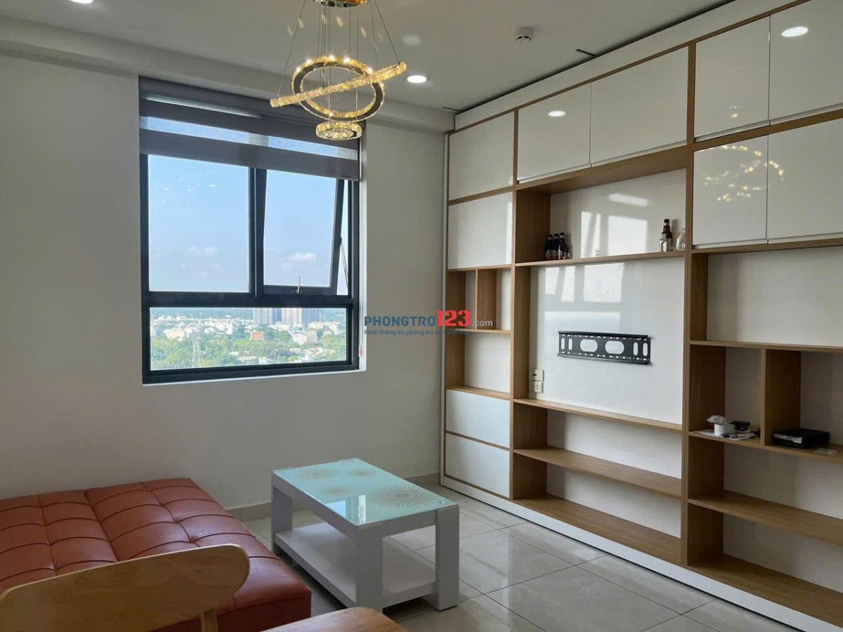 Chung cư Thế Kỉ 2, Ung Văn Khiêm, BT: 40m2, 1p ngủ, full nội thất, 6tr5/th