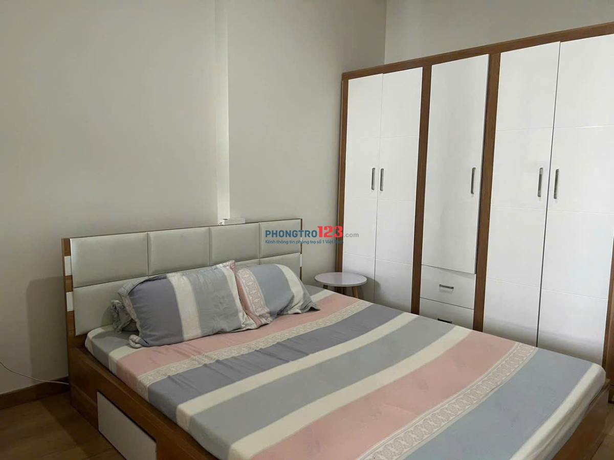 Chung cư Thế Kỉ 2, Ung Văn Khiêm, BT: 40m2, 1p ngủ, full nội thất, 6tr5/th