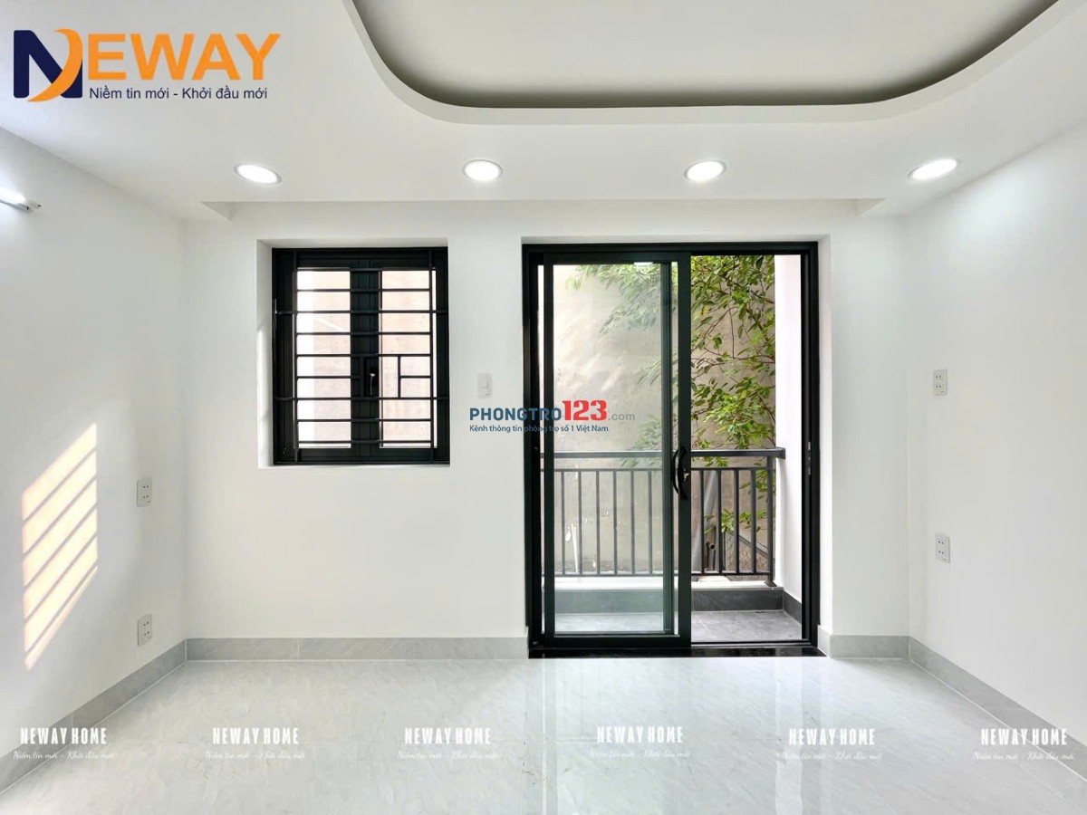 CHO THUÊ STUDIO - 1 PHÒNG NGỦ MỚI XÂY - FULL NỘI THẤT NGAY NGUYỄN VĂN QUÁ