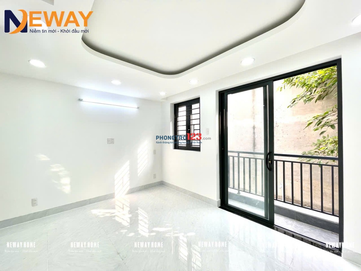 CHO THUÊ STUDIO - 1 PHÒNG NGỦ MỚI XÂY - FULL NỘI THẤT NGAY NGUYỄN VĂN QUÁ