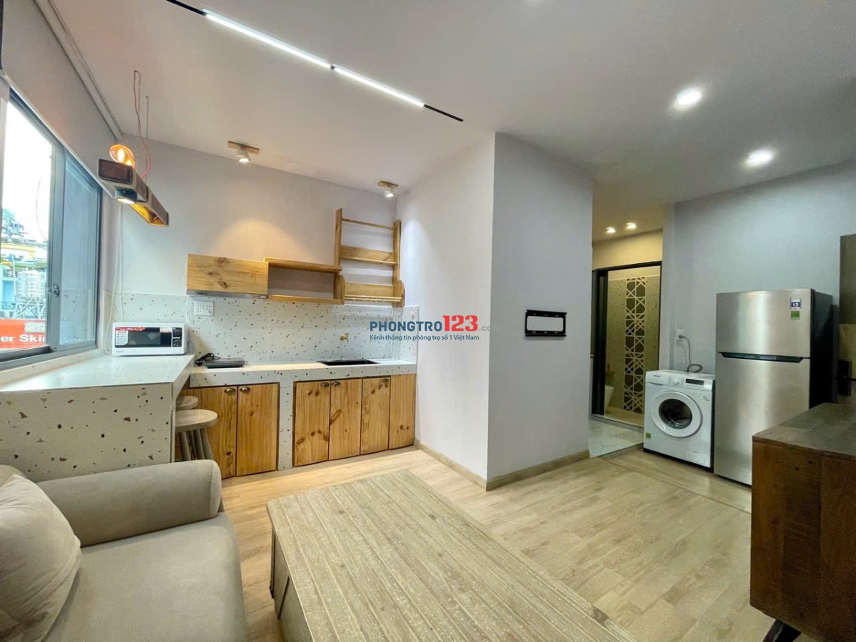 Cho thuê Căn hộ dịch vụ Nguyễn Thiện Thuận 1PN 55m2 mới trống