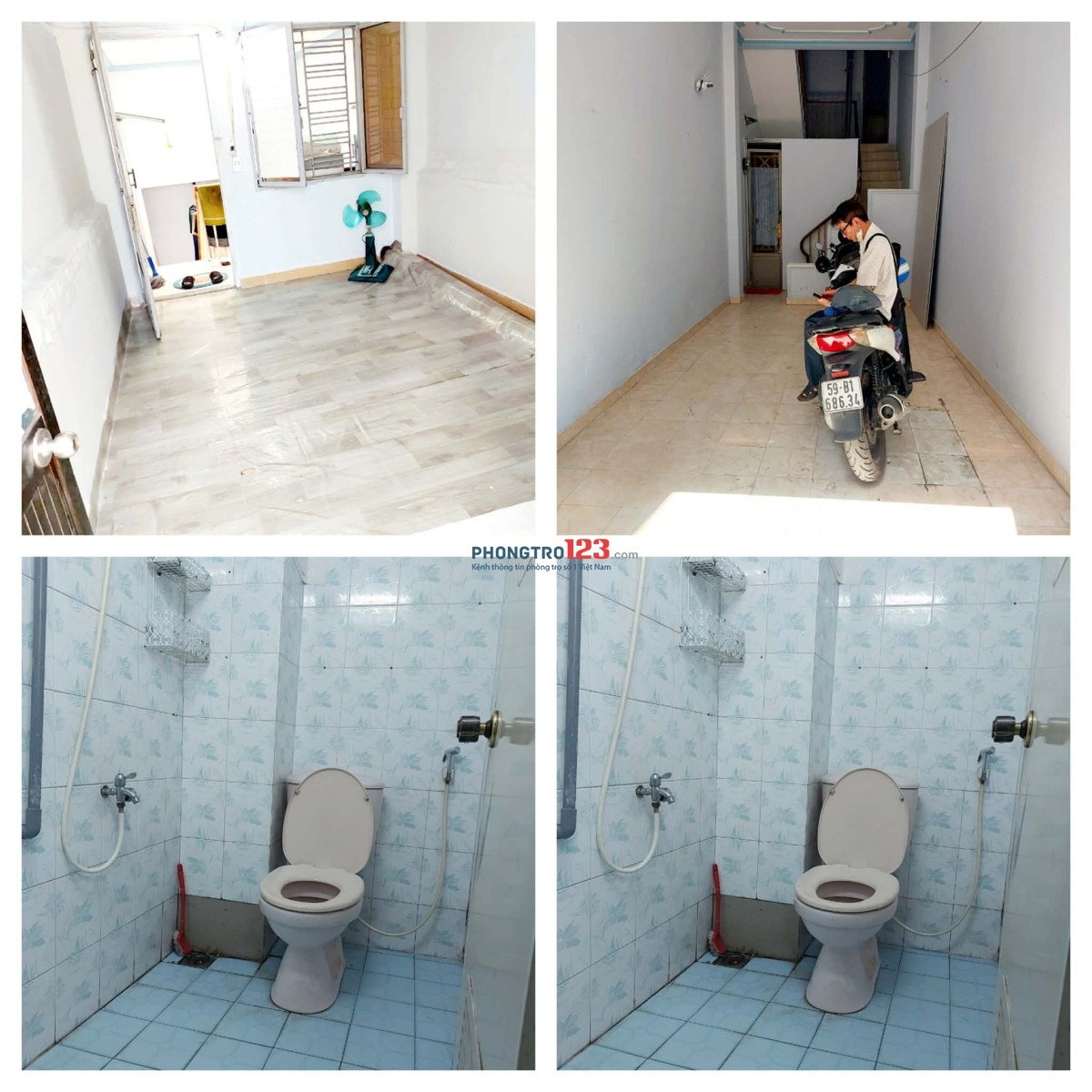 Cho Thuê Phòng Q10.rộng rãi thoải mái.cửa sổ ban công.tolet riêng.nội thất.3tr3