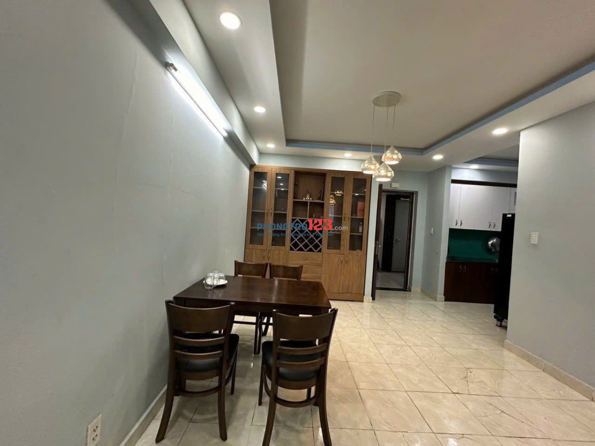 Căn hộ Tú Xương, P6, Quận 3: 10,5triệu, 2p ngủ, có NT, ban công, 100m2