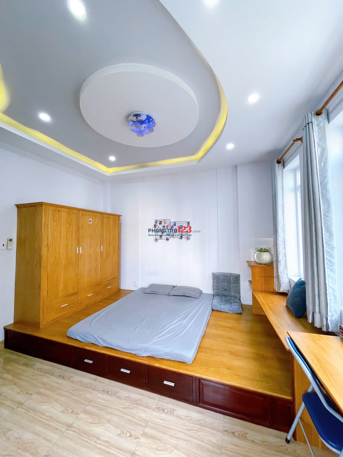 CHO THUÊ CHDV 40m2 FULL NỘI THẤT BAN CÔNG Ở ĐƯỜNG NGUYỄN GIA TRÍ Q.BÌNH THẠNH