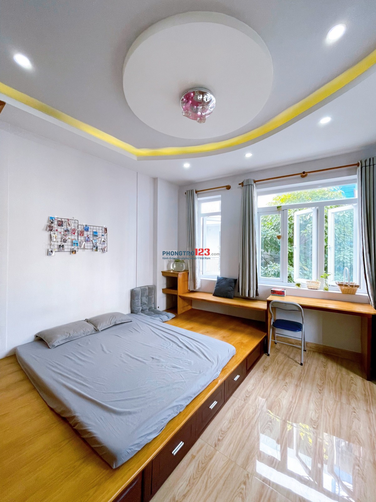 CHO THUÊ CHDV 40m2 FULL NỘI THẤT BAN CÔNG Ở ĐƯỜNG NGUYỄN GIA TRÍ Q.BÌNH THẠNH