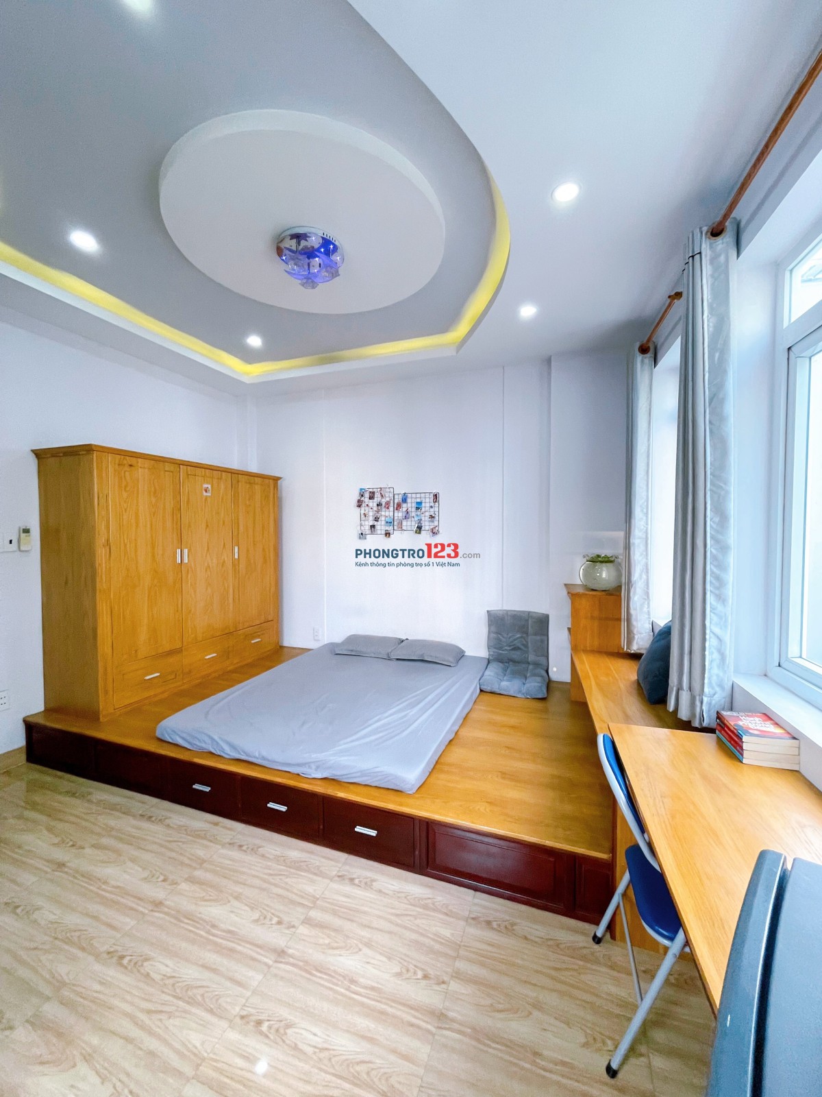 CHO THUÊ CHDV 40m2 FULL NỘI THẤT BAN CÔNG Ở ĐƯỜNG NGUYỄN GIA TRÍ Q.BÌNH THẠNH