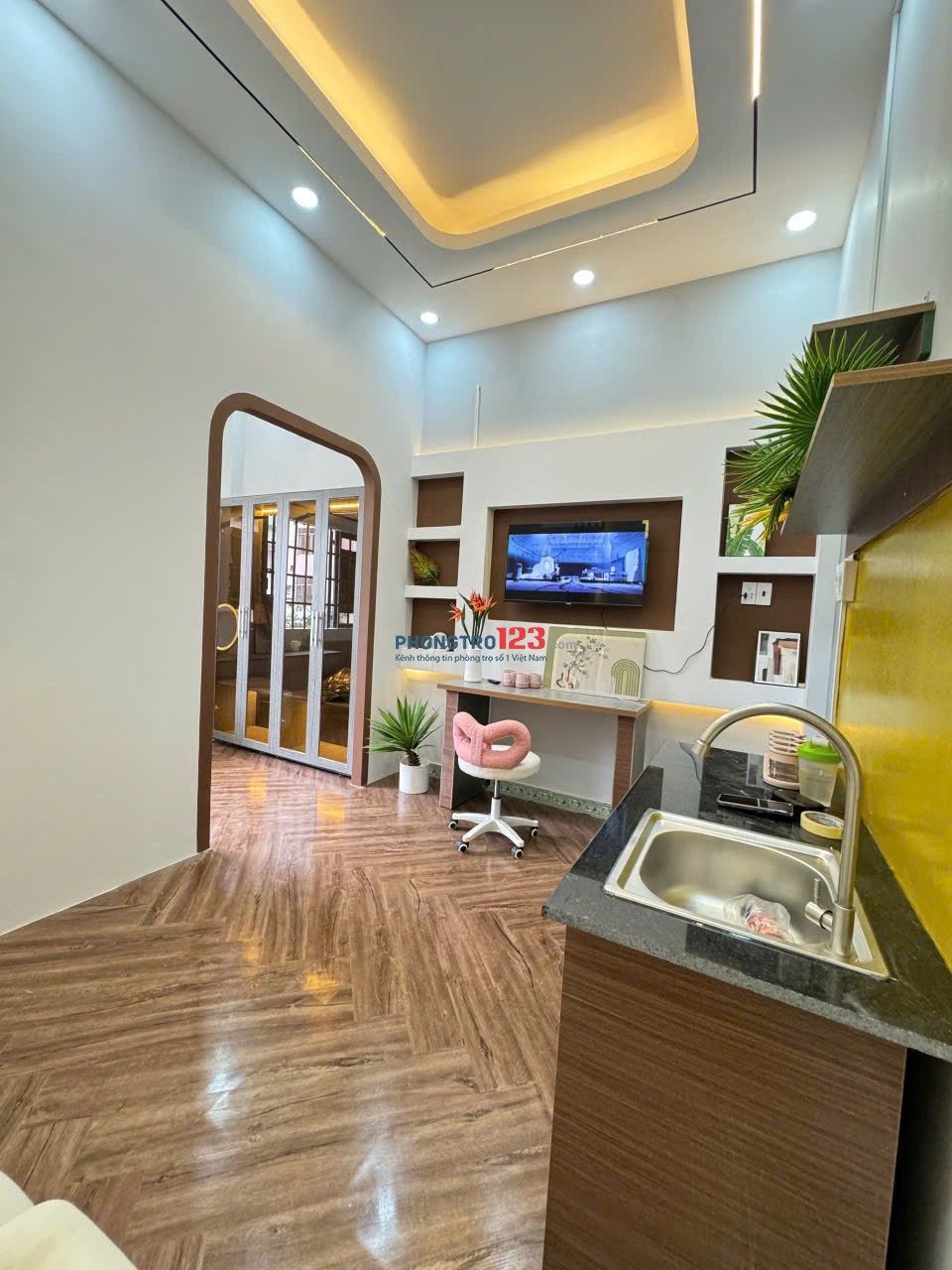 Phòng trọ 1PN, 1 WC riêng Ba Vân Tân Bình