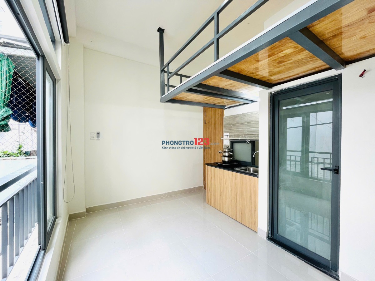 Dự án mới 100% gác lửng cửa sổ thoáng - Phan Văn Trị gần CoopMart CVA