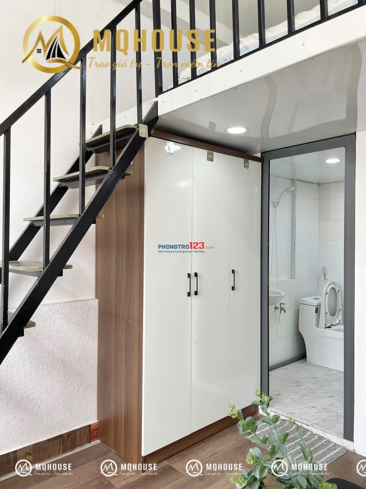 CHO THUÊ TRỌ DUPLEX ĐẦY ĐỦ NỘI THẤT, BAN CÔNG – VỊ TRÍ ĐẸP TẠI TÂN BÌNH – GẦN HỌC VIỆN HÀNG KHÔNG