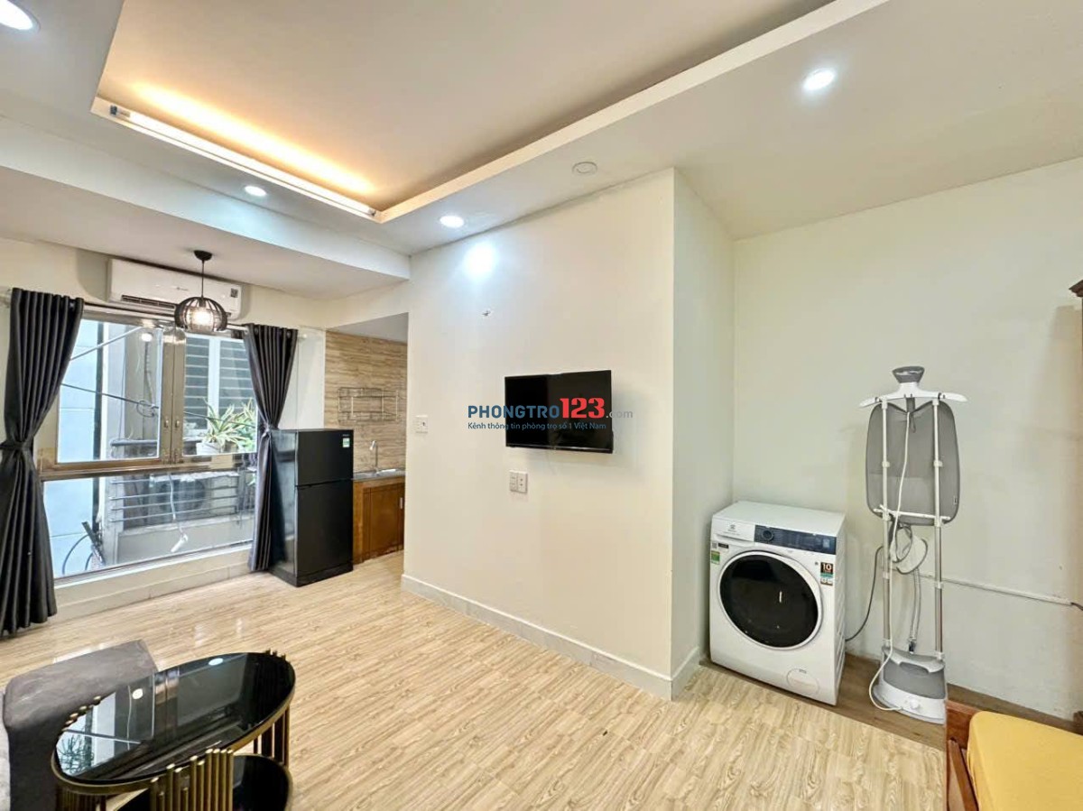 Căn hộ mini 35m2 tách bếp, rộng rãi, thoáng mát, đầy đủ tiện nghi Nguyễn Thị Minh Khai