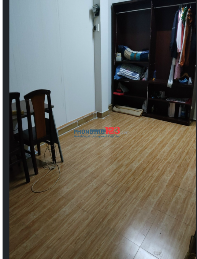 Cho 2 NỮ thuê PT 88, Nguyễn Khoái, Q4, 25m2, máy lạnh, WC riêng, 3.0 triệu/th.