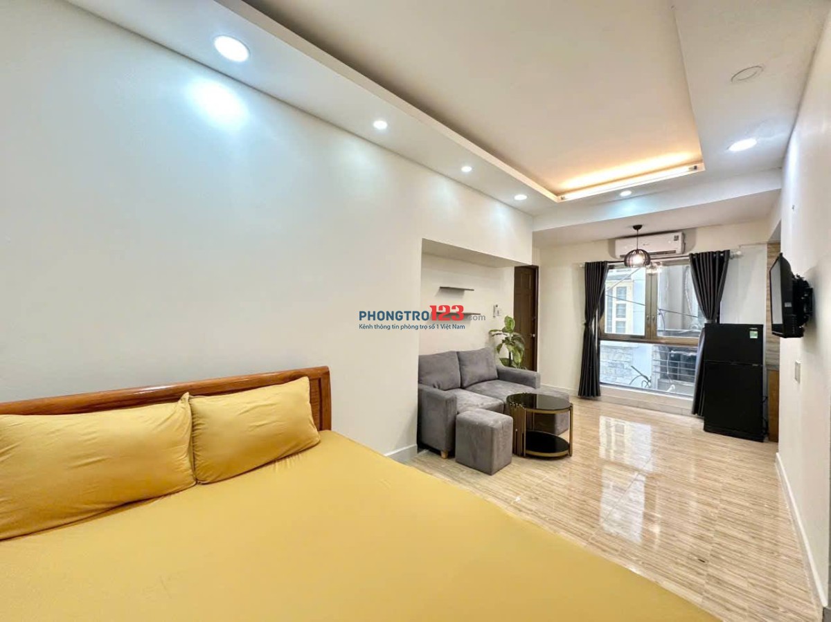 Căn hộ mini 35m2 tách bếp, rộng rãi, thoáng mát, đầy đủ tiện nghi Nguyễn Thị Minh Khai