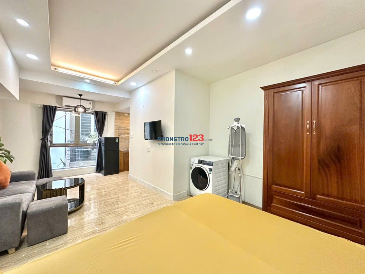 Căn hộ mini 35m2 tách bếp, rộng rãi, thoáng mát, đầy đủ tiện nghi Nguyễn Thị Minh Khai