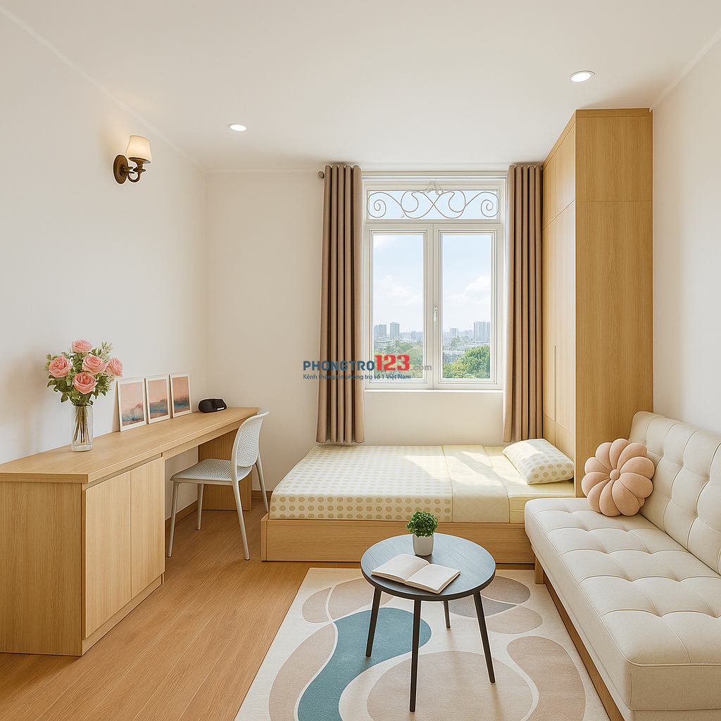 Cho thuê phòng cửa sổ trời, xa bếp - Xô Viết Nghệ Tĩnh, Bình Thạnh gần Q2, Q1, Q3, Phú Nhuận