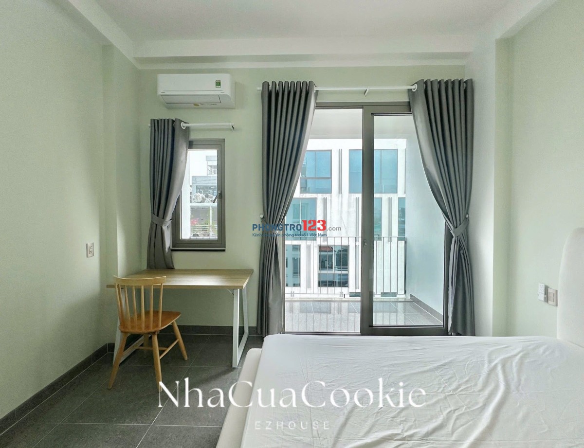 CHO THUÊ CĂN HỘ STUDIO TÁCH BẾP – BAN CÔNG – KHÓA VÂN TAY – VIEW ĐẸP