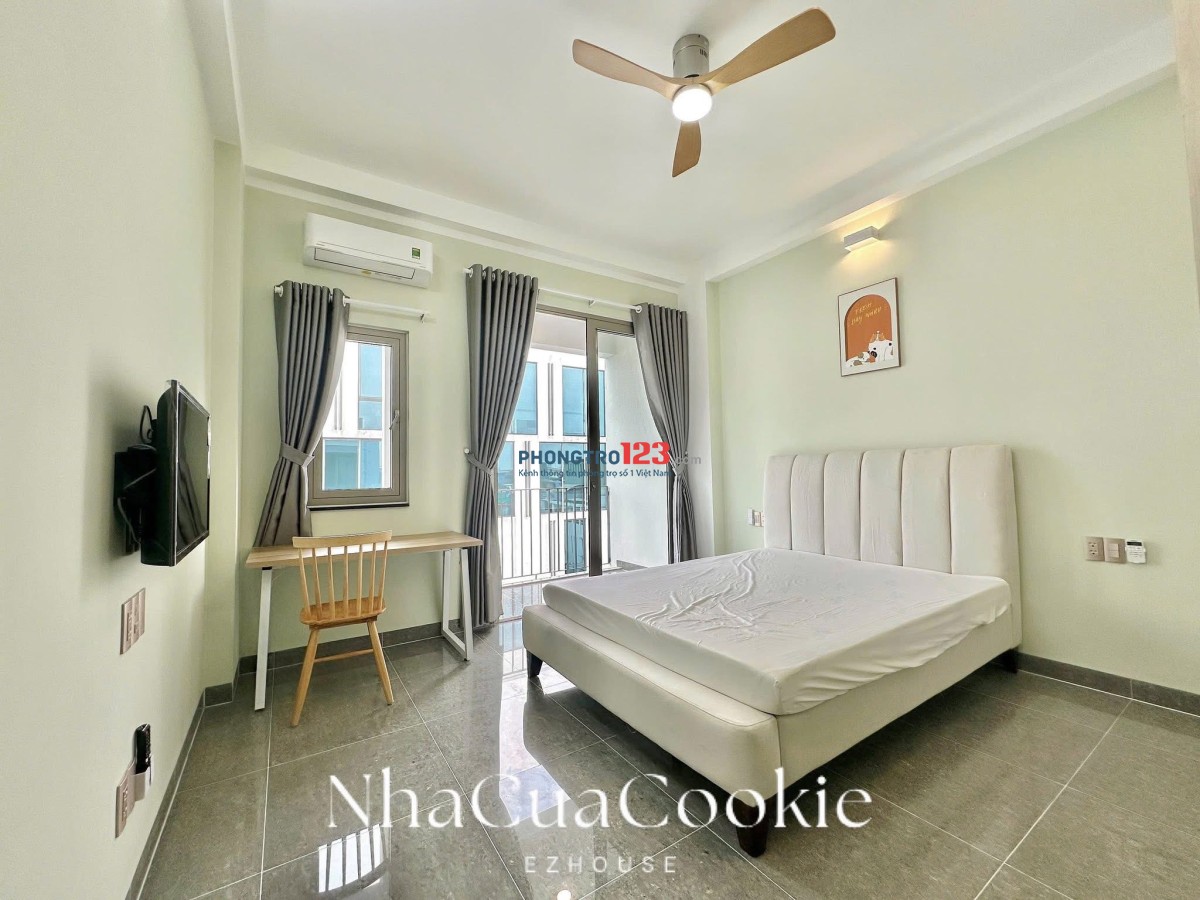 CHO THUÊ CĂN HỘ STUDIO TÁCH BẾP – BAN CÔNG – KHÓA VÂN TAY – VIEW ĐẸP