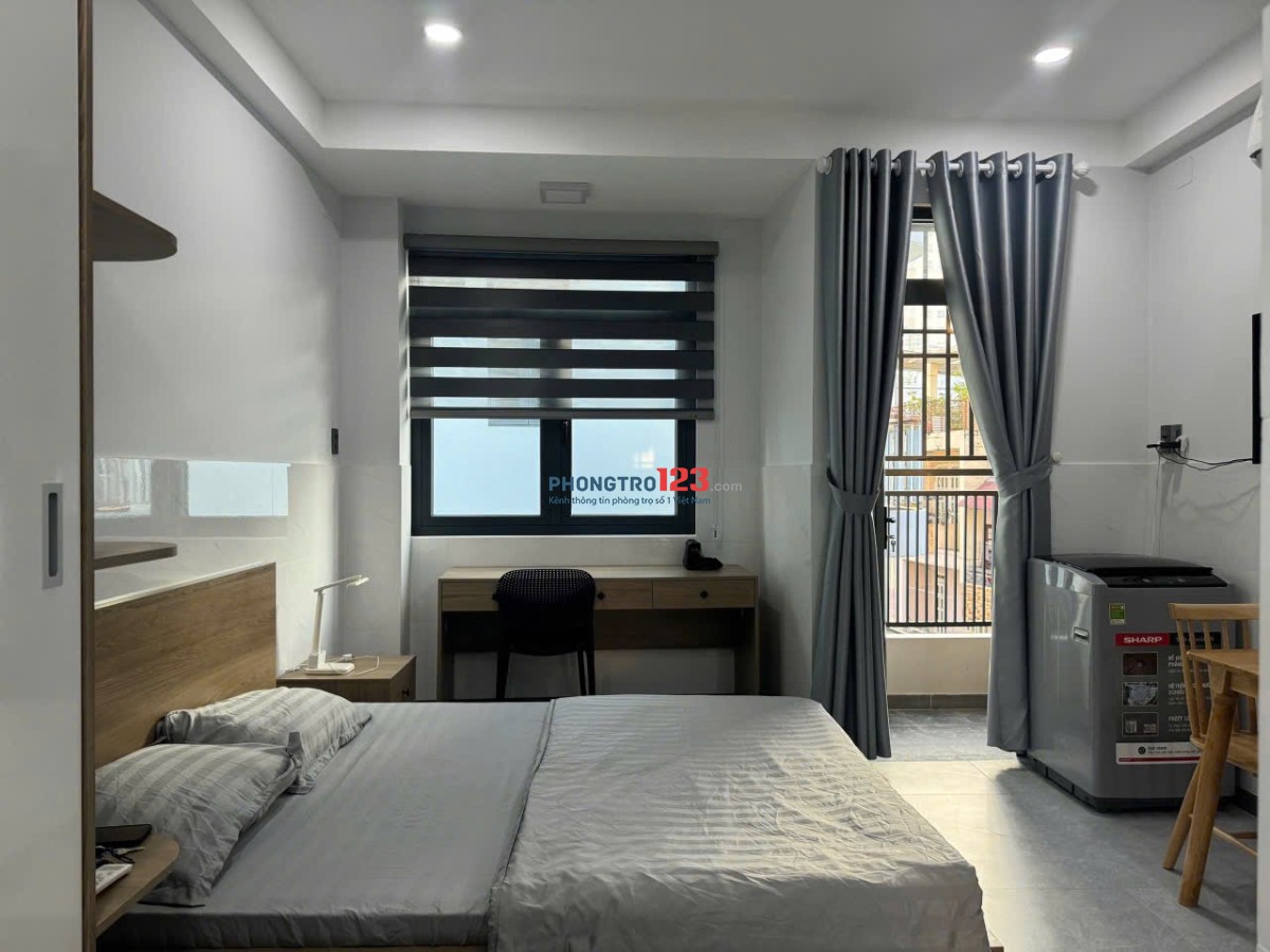 CHO THUÊ CHDV 40m2 FULL NỘI THẤT BAN CÔNG Ở ĐƯỜNG XÔ VIẾT NGHỆ TĨNH Q. BÌNH THẠNH