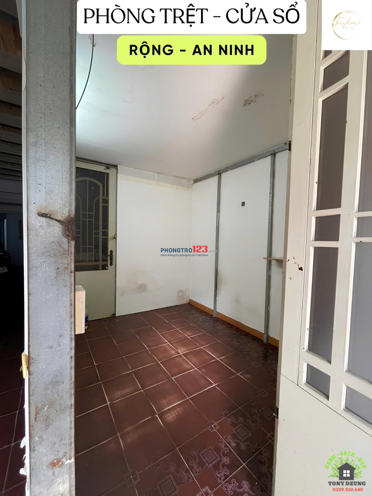 Phòng gác rộng, có cửa sô, Vị trí Lê Đức Thọ "GÒ VẤP". Thuận tiện qua Vincom Phan Văn Trị 2p đi xe