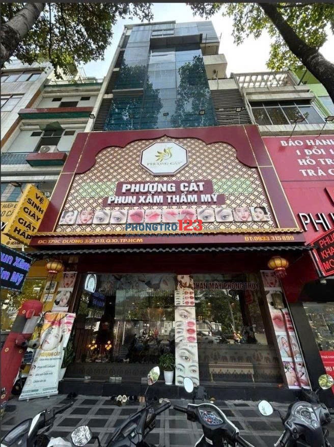 Mặt tiền đường 3/2 Quận 10 cho thuê Diện tích 8x7m