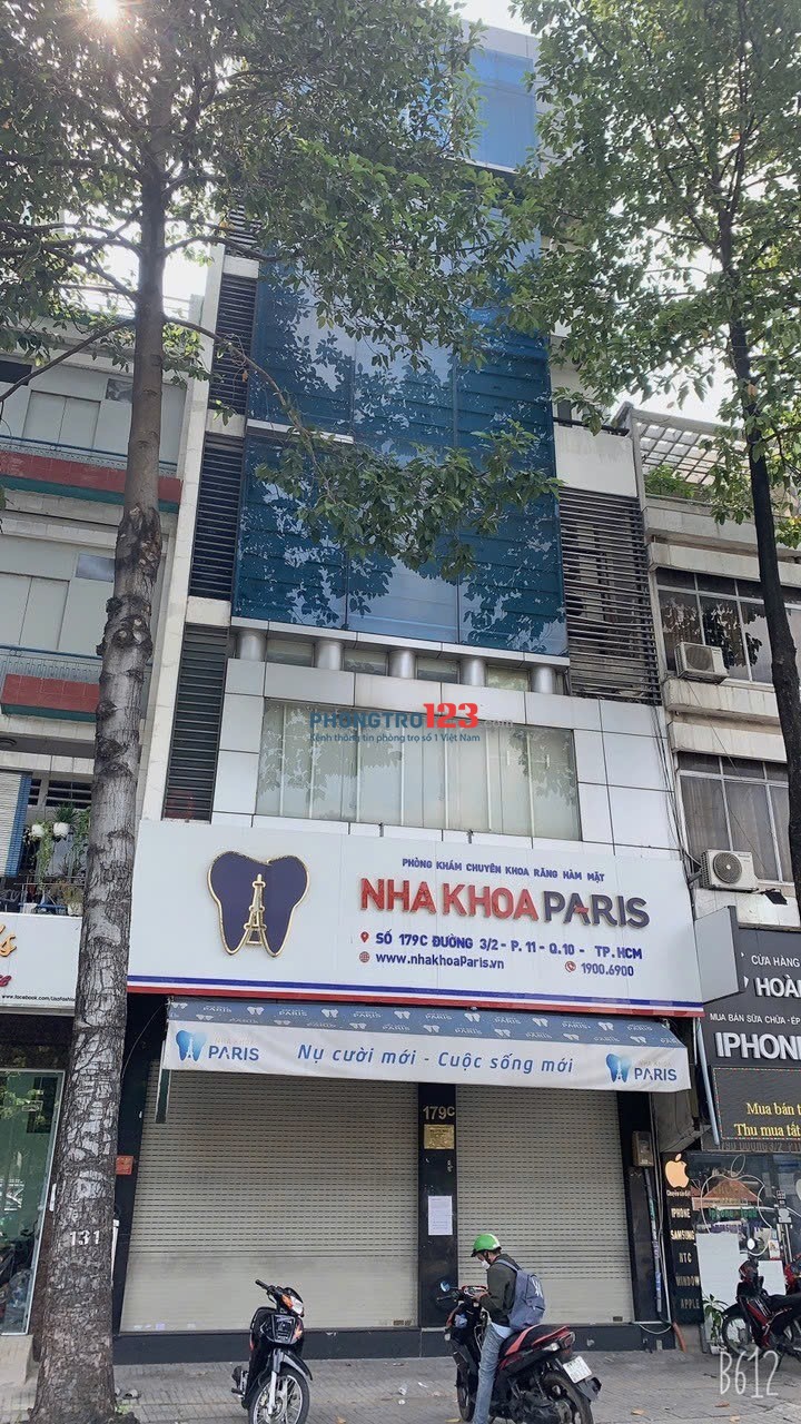 Mặt tiền đường 3/2 Quận 10 cho thuê Diện tích 8x7m