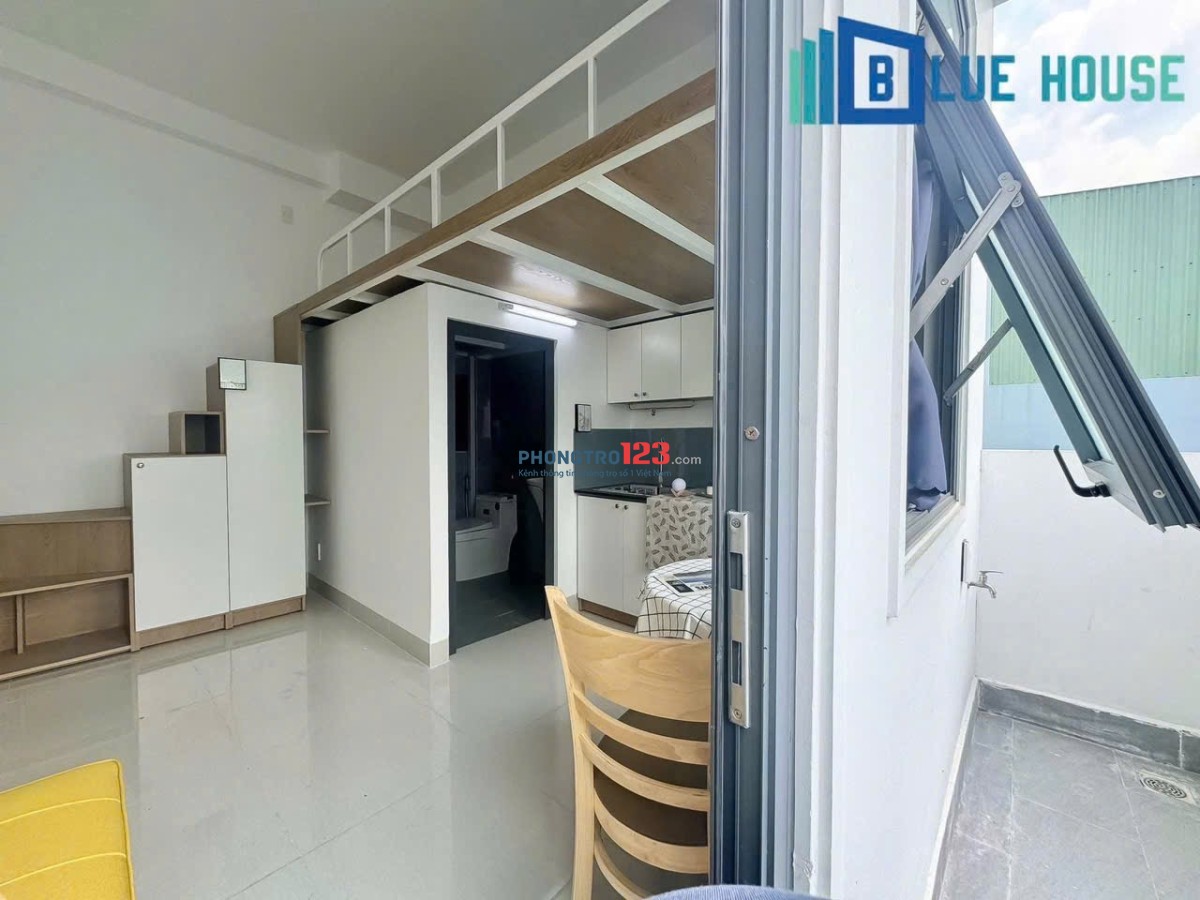 Cho Thuê Phòng Trọ - Căn Hộ Có Gác Duplex - Ban Công - Cửa Sổ - Đầy Đủ Nội Thất - Ngay Aeon - Huit