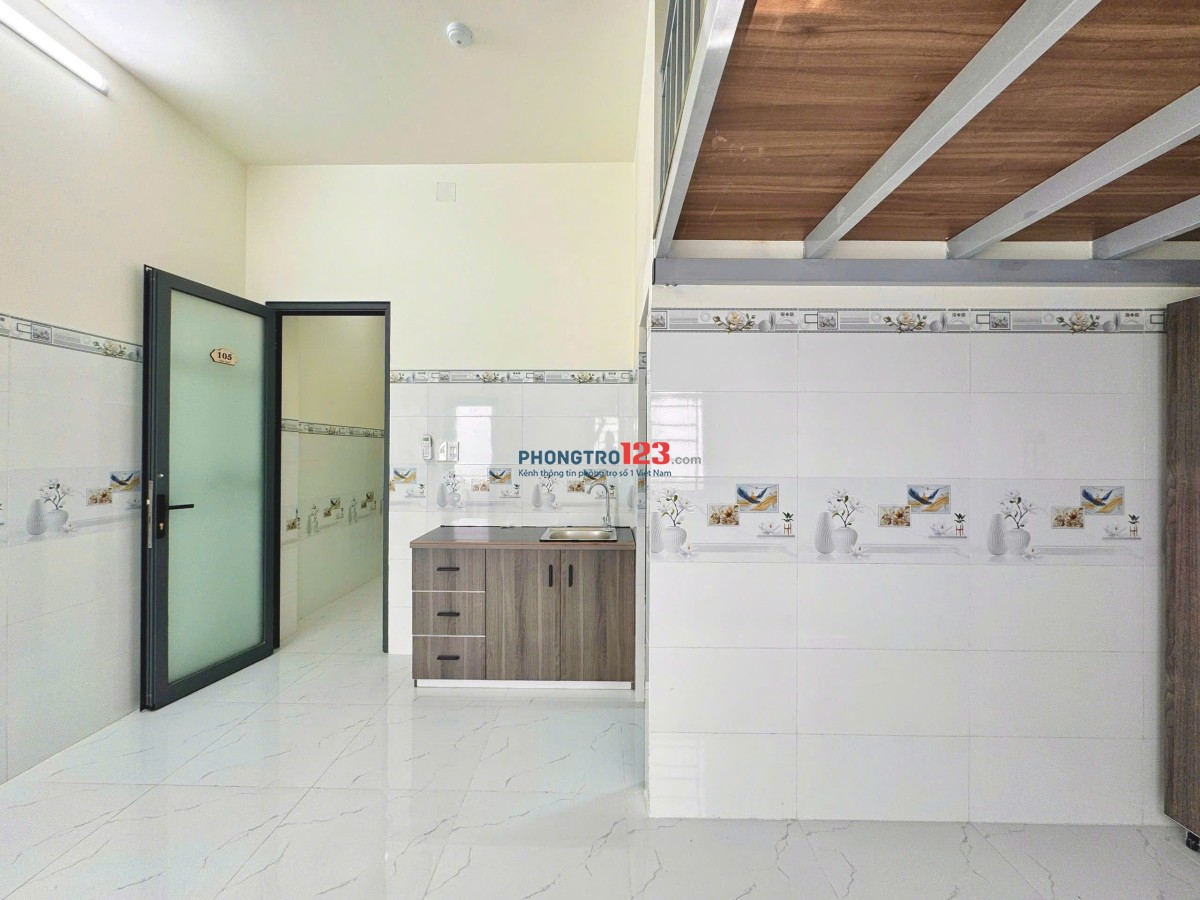 Siêu hot! Phòng trọ mới xây, có gác, full nội thất cao cấp, có chỗ xe điện+sạc thoải mái