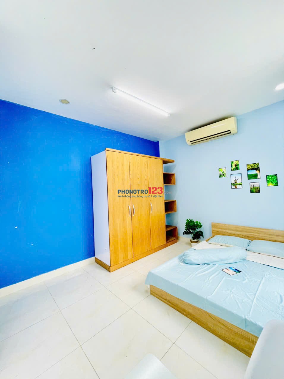 Cho thuê phòng CHDV HXH 527 Phan Văn Trị, Đối diện Cityland Garden Hills