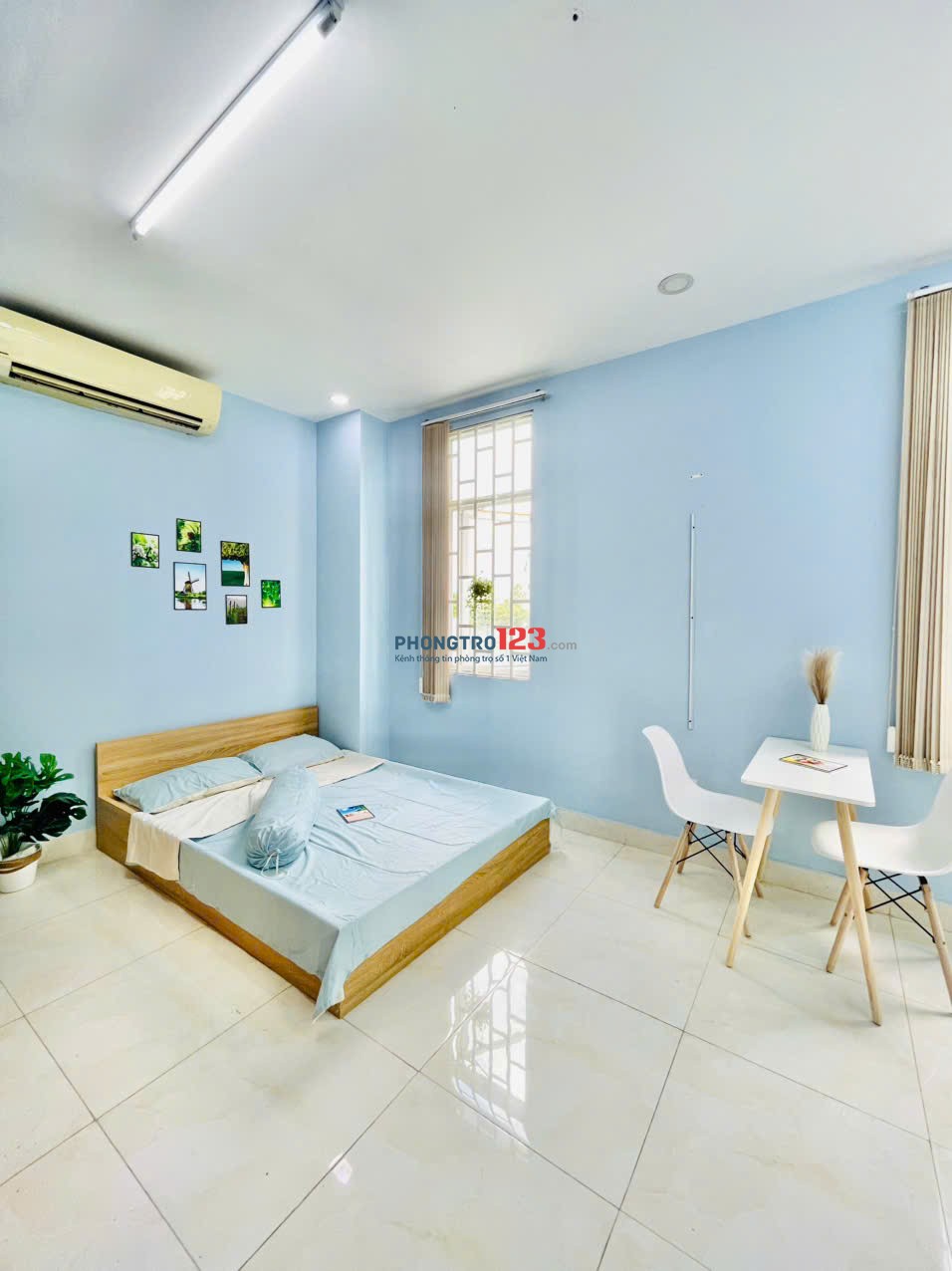 Cho thuê phòng CHDV HXH 527 Phan Văn Trị, Đối diện Cityland Garden Hills