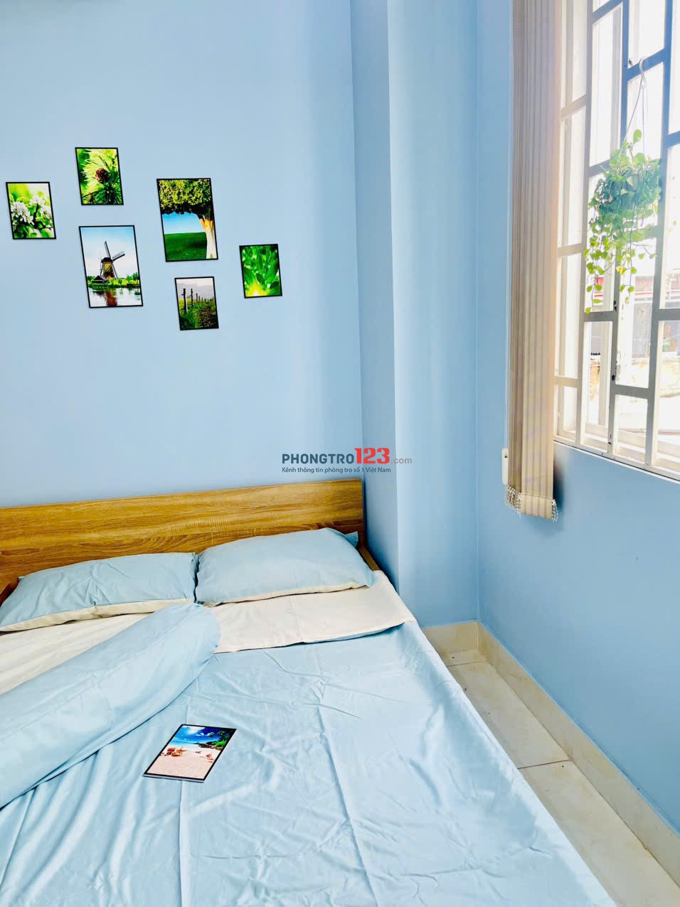 Cho thuê phòng CHDV HXH 527 Phan Văn Trị, Đối diện Cityland Garden Hills