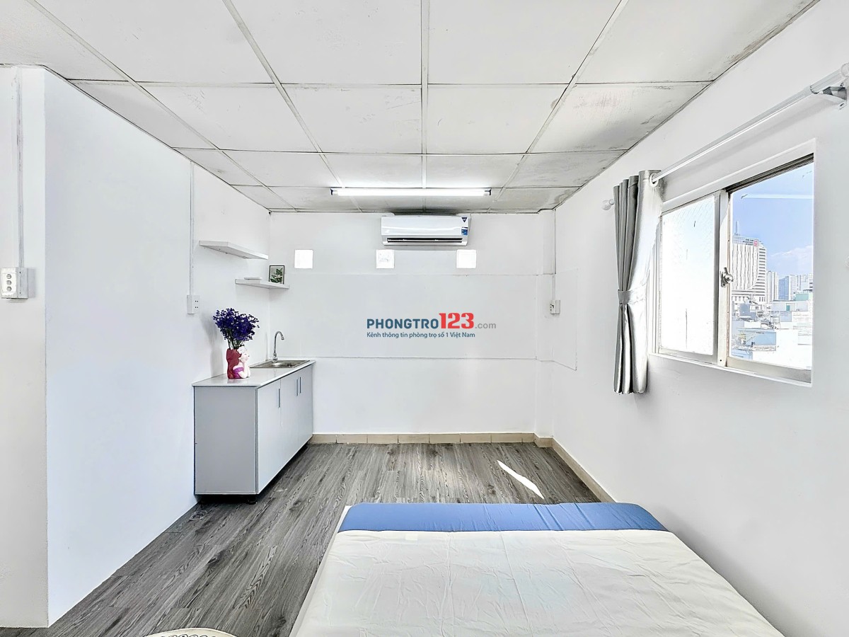 Cho Thuê Phòng Cửa Sổ Trời - Mới 100% - Nội Thất Cơ Bản - Ngay Chợ Bà Chiểu - Mặt Tiền Vũ Tùng