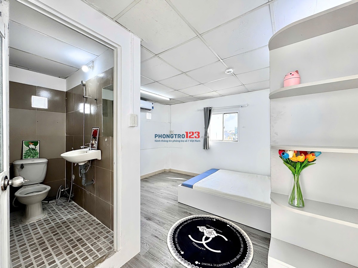 Cho Thuê Phòng Cửa Sổ Trời - Mới 100% - Nội Thất Cơ Bản - Ngay Chợ Bà Chiểu - Mặt Tiền Vũ Tùng