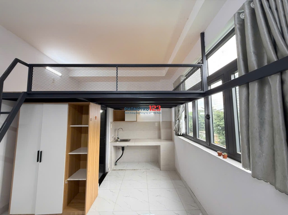 Cho thuê phòng trọ có gác full nội thất 3tr1 tại Hà Huy Giáp gần Ngã Tư Ga