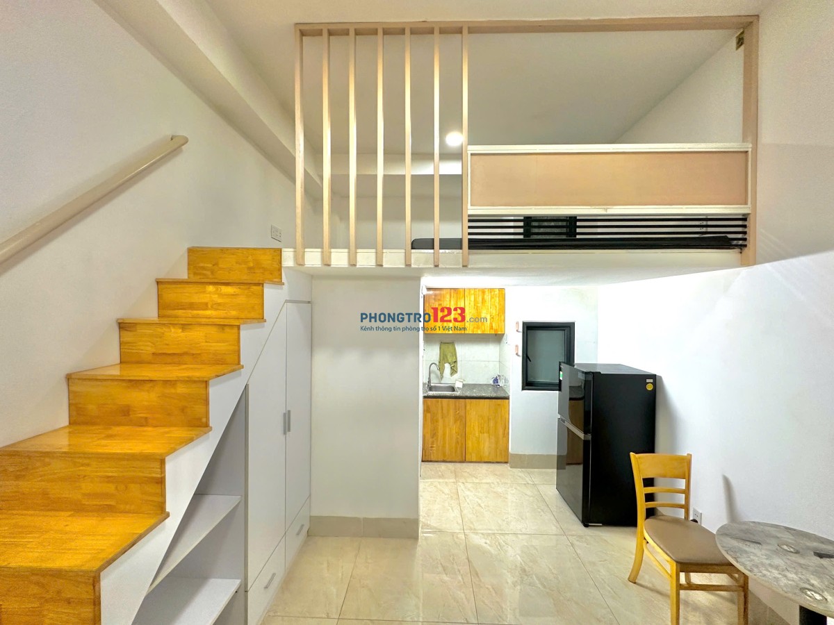 CHO THUÊ PHÒNG FULL NỘI THẤT NHÀ CÓ BẢO VỆ 24/7 NẰM NGAY TRUNG TÂM BÌNH THẠNH GẦN NGÃ TƯ HÀNG XANH