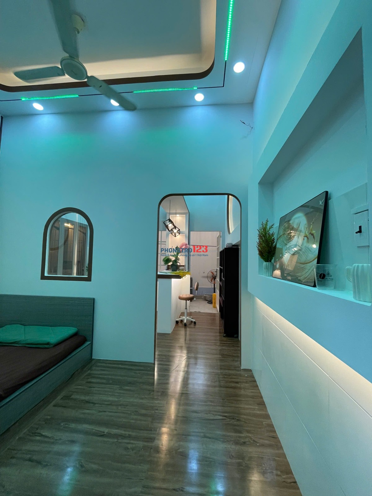 CHDV 1PN, WC riêng, Full nội thất 127/54 Ba Vân Tân Bình