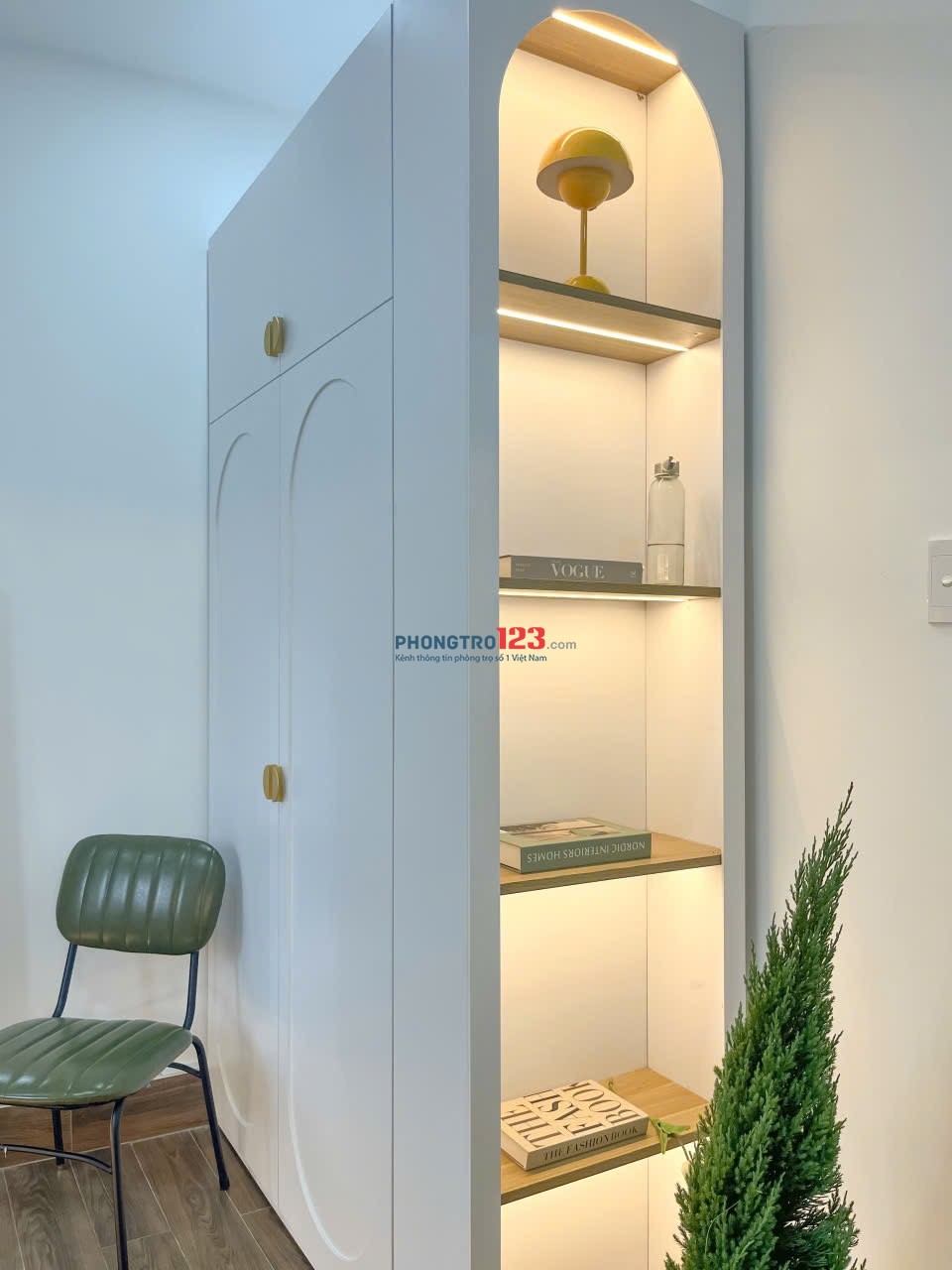 Căn hộ studio ban công máy giặt riêng full nội thất gần cv lê thị riêng ngã tư bảy hiên tân bình