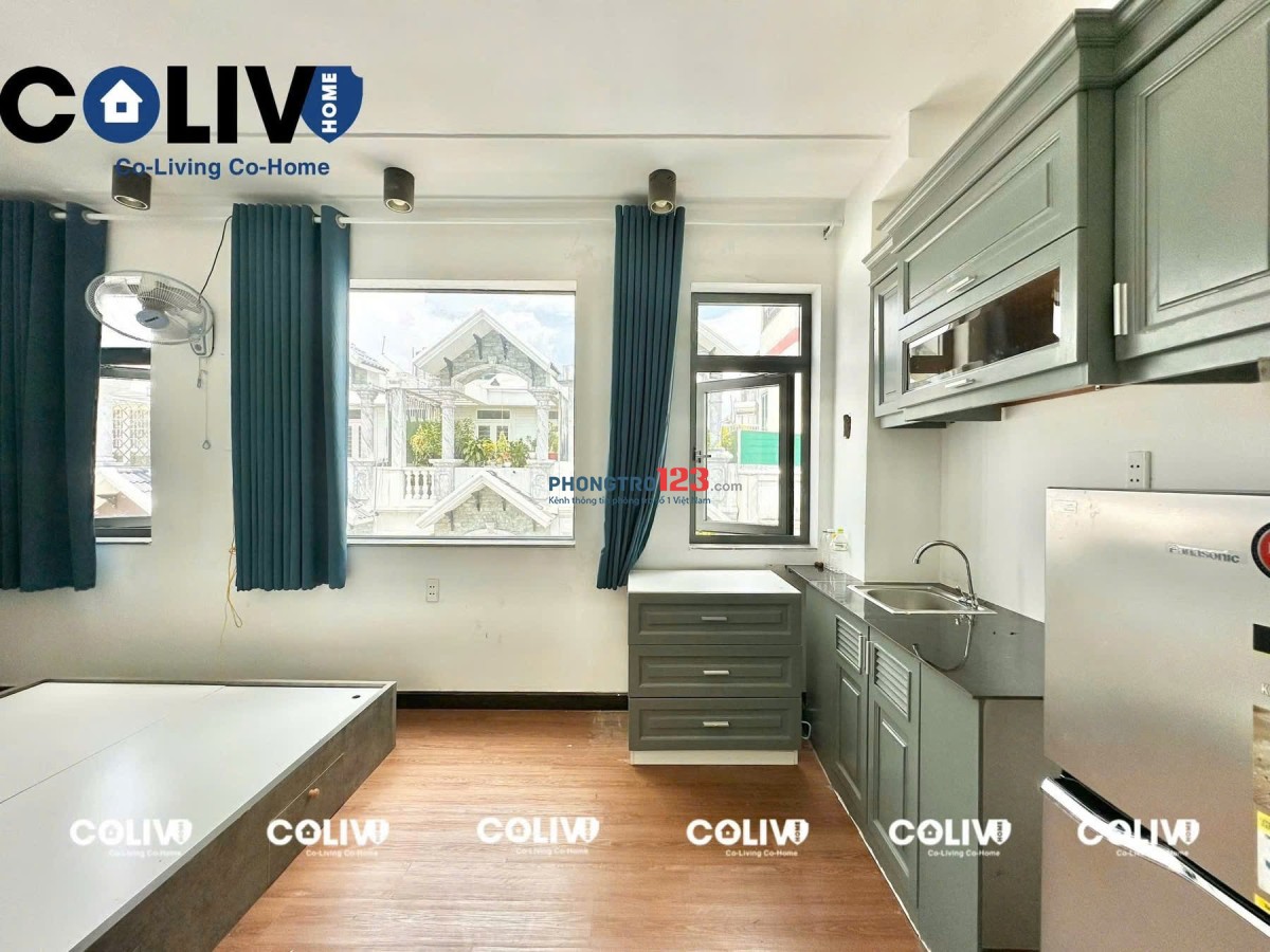 CHO THUÊ STUDIO CỬA SỔ TRỜI TRANG BỊ NỘI THẤT CƠ BẢN ( GẦN KHU VỰC SÔNG VÀM THUẬT )