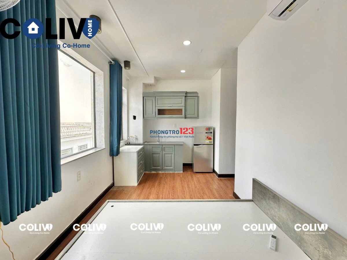 CHO THUÊ STUDIO CỬA SỔ TRỜI TRANG BỊ NỘI THẤT CƠ BẢN ( GẦN KHU VỰC SÔNG VÀM THUẬT )