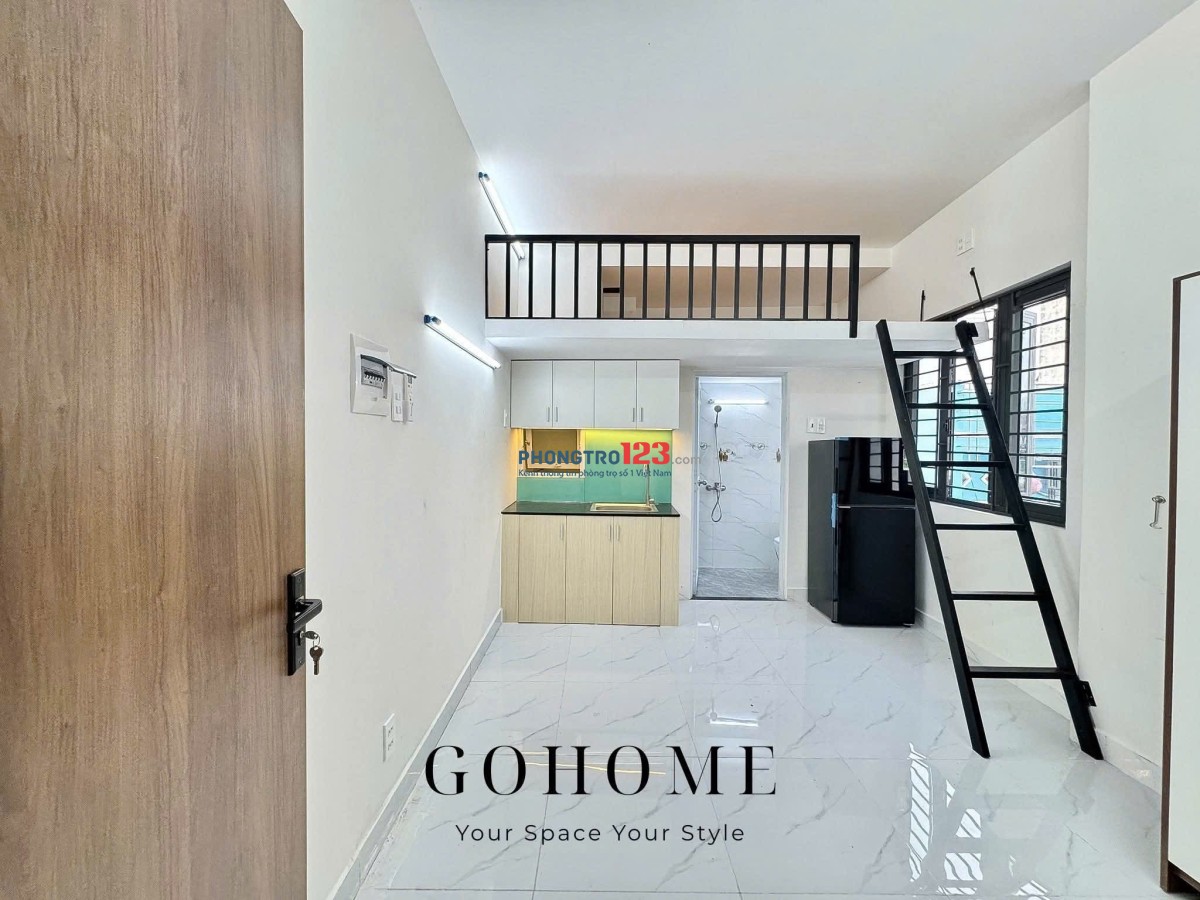  KHAI TRƯƠNG PHÒNG GÁC LỬNG MỚI 100% FULL NỘI THẤT ( GẦN CHỢ HẠNH THÔNG TÂY )