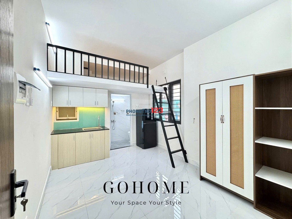  KHAI TRƯƠNG PHÒNG GÁC LỬNG MỚI 100% FULL NỘI THẤT ( GẦN CHỢ HẠNH THÔNG TÂY )