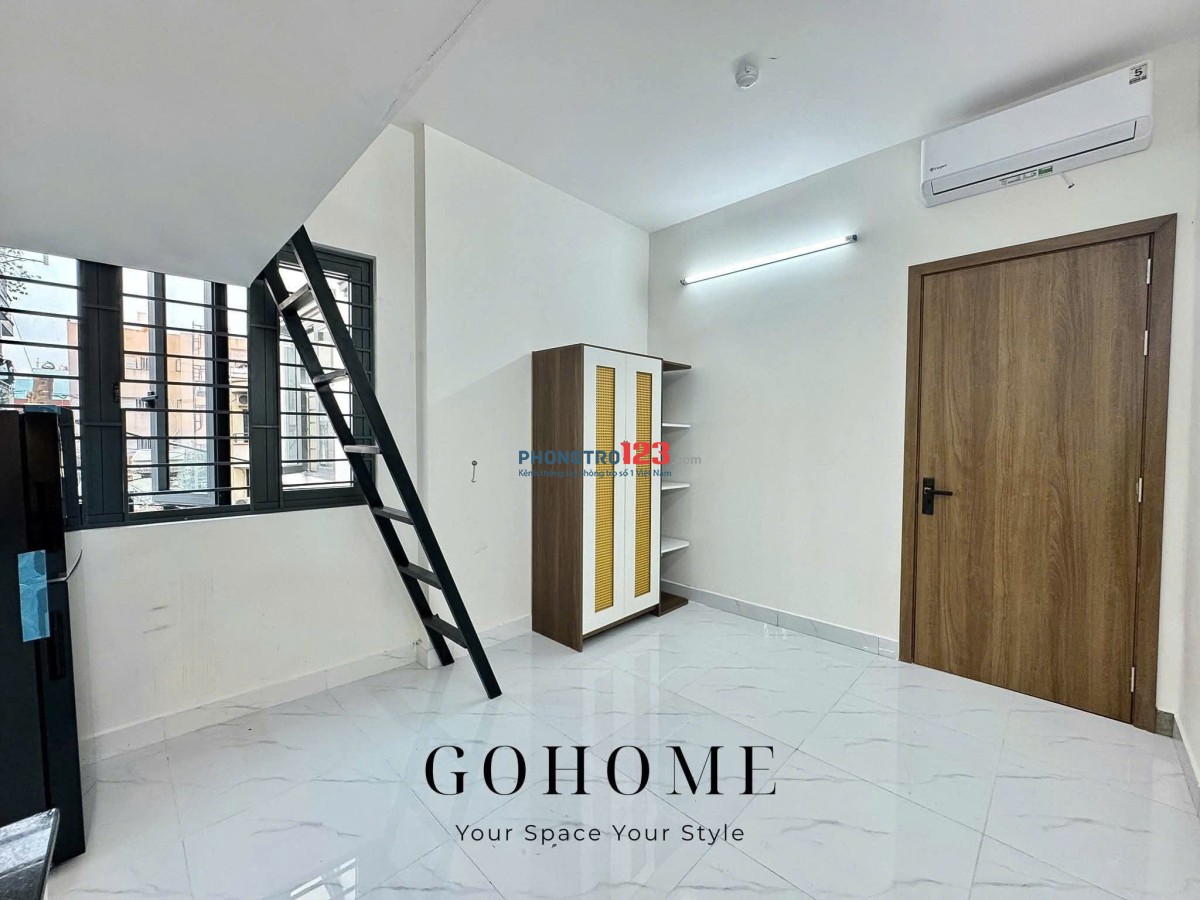  KHAI TRƯƠNG PHÒNG GÁC LỬNG MỚI 100% FULL NỘI THẤT ( GẦN CHỢ HẠNH THÔNG TÂY )