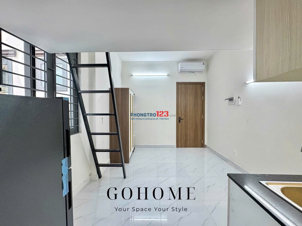  KHAI TRƯƠNG PHÒNG GÁC LỬNG MỚI 100% FULL NỘI THẤT ( GẦN CHỢ HẠNH THÔNG TÂY )