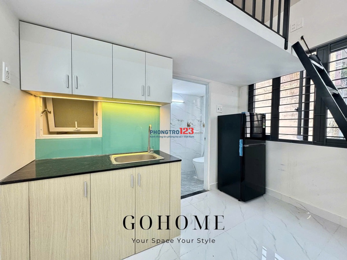  KHAI TRƯƠNG PHÒNG GÁC LỬNG MỚI 100% FULL NỘI THẤT ( GẦN CHỢ HẠNH THÔNG TÂY )