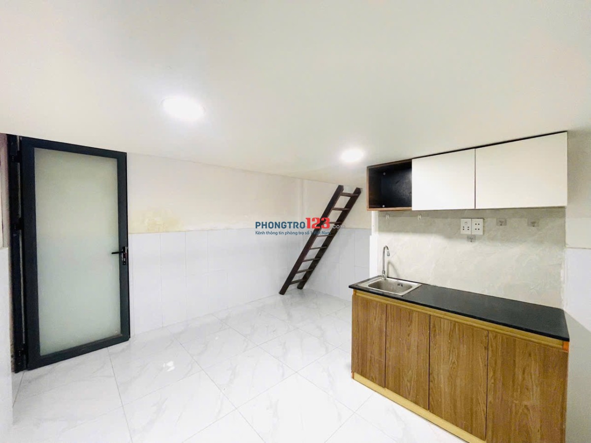 Phòng trọ giá mềm gác cao 2m ngay CVPM Quang Trung - sạch sẽ an ninh