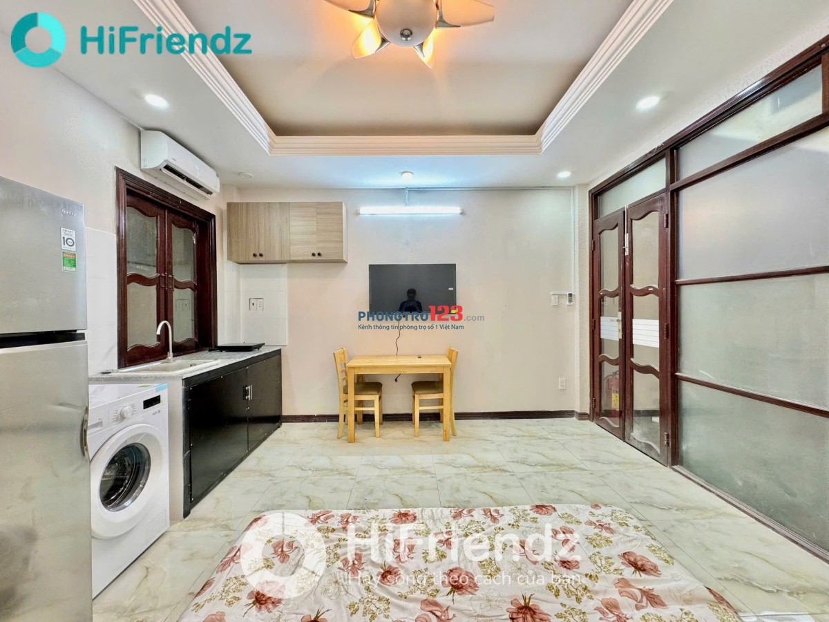 Studio full nội thất máy giặt riêng gần cv hoàng văn thụ sân bay ngã tư bảy hiên quận tân bình