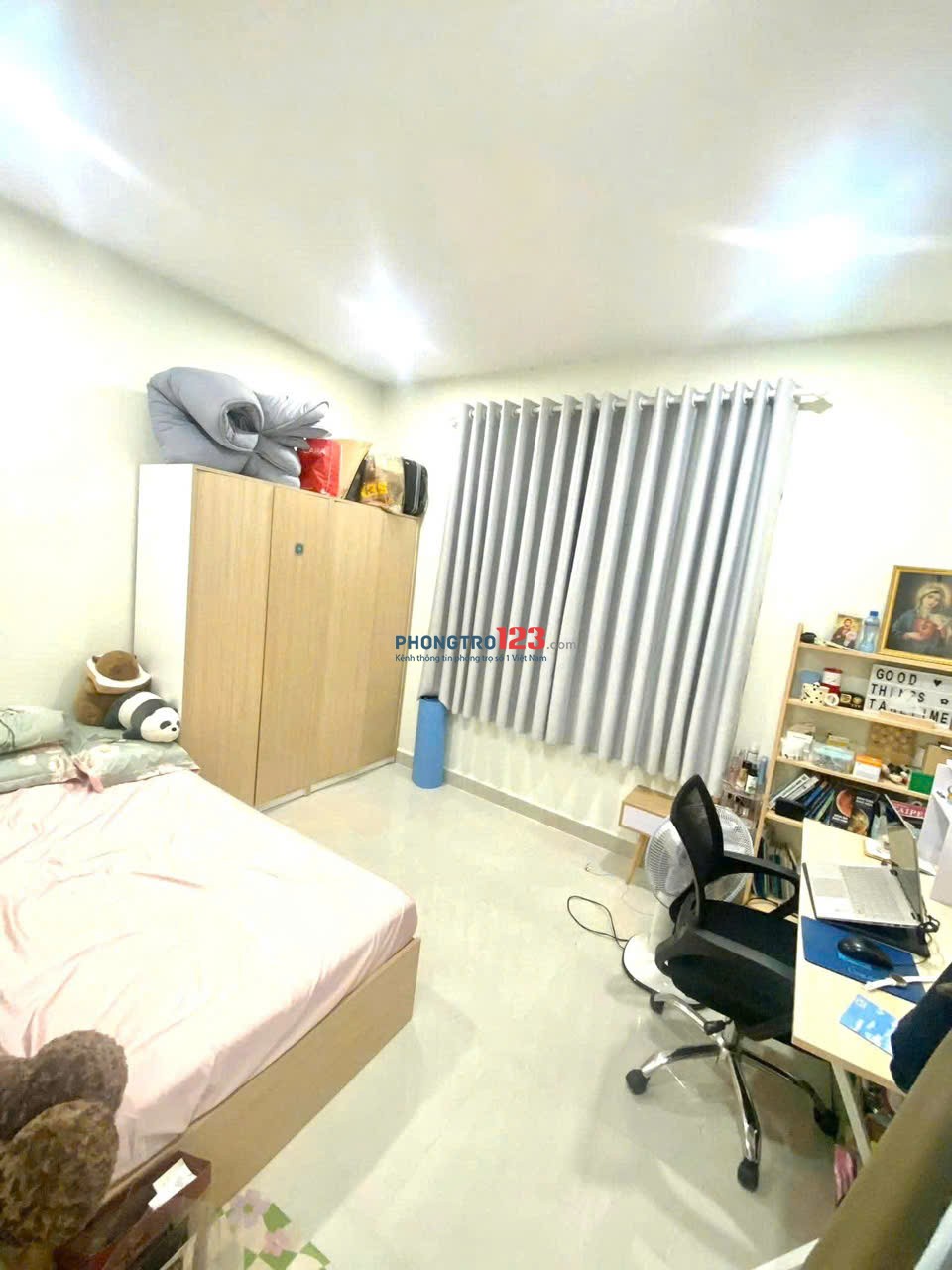 Chung cư Cộng Hoà Garden, Cộng Hoà, TB: 1p ngủ rộng, 1wc, full nt, 11triệu