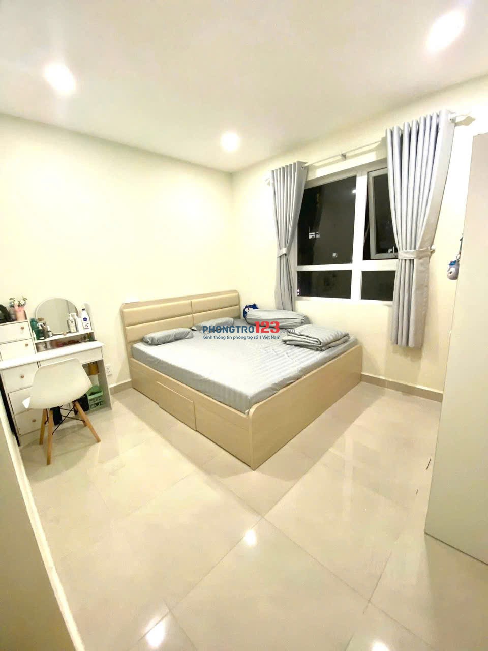 Chung cư Cộng Hoà Garden, Cộng Hoà, TB: 1p ngủ rộng, 1wc, full nt, 11triệu